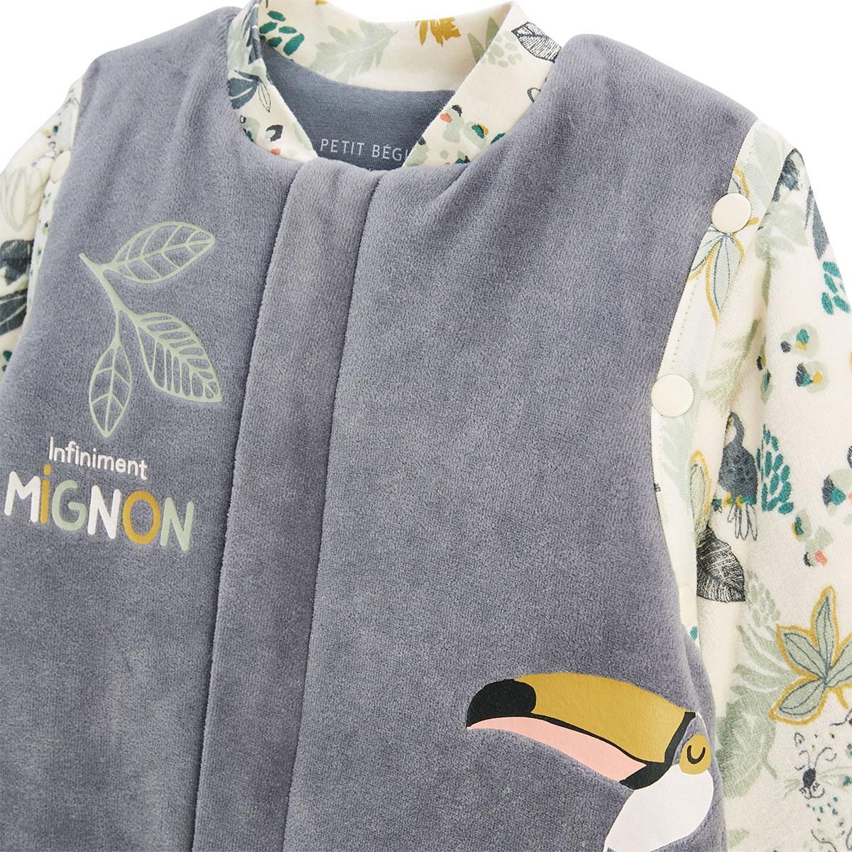 Petit Béguin Turbulette d'hiver avec pieds retroussables et manches amovibles Boavista