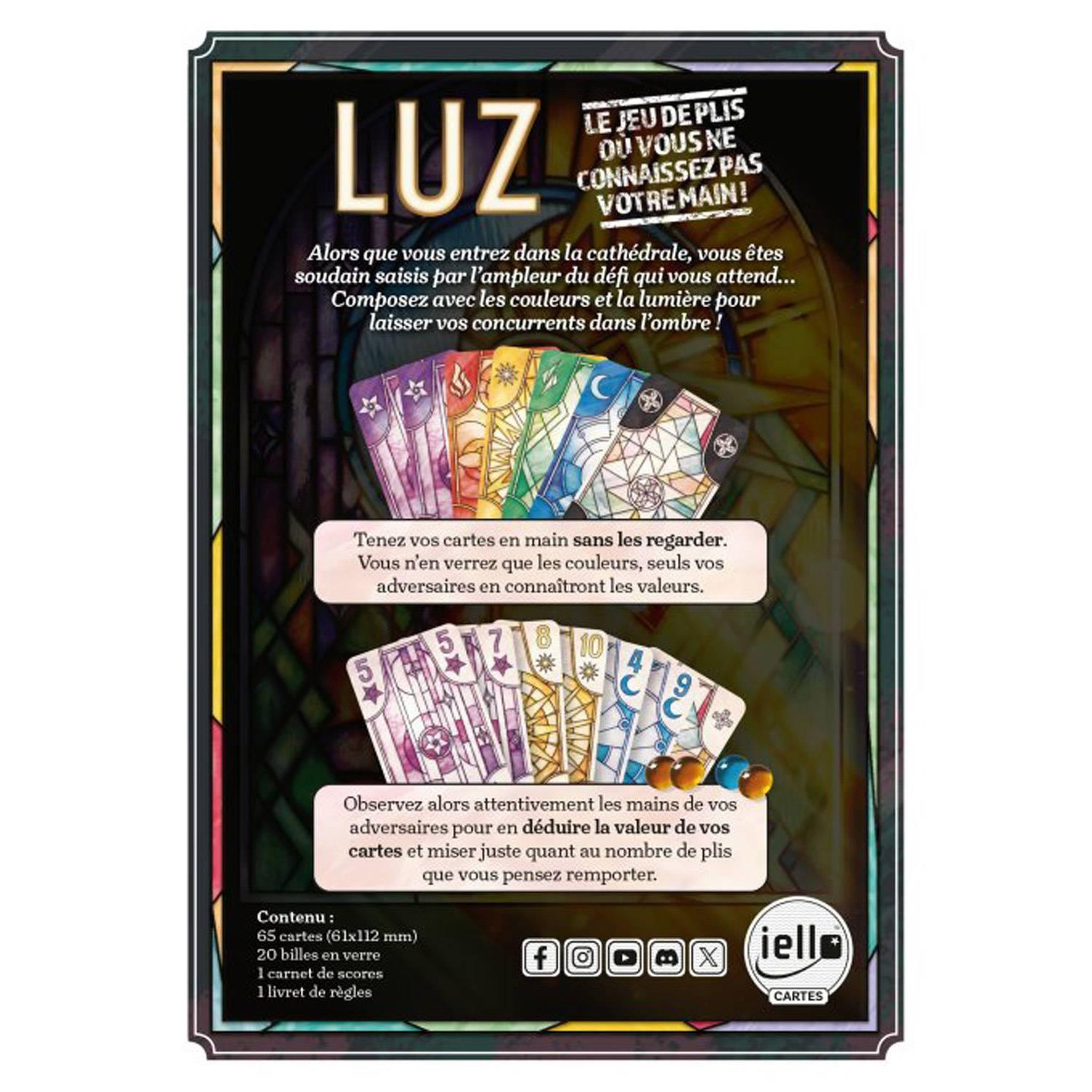 Voir la diapositive 2 : Iello Jeu de stratégie Iello Cartes Luz