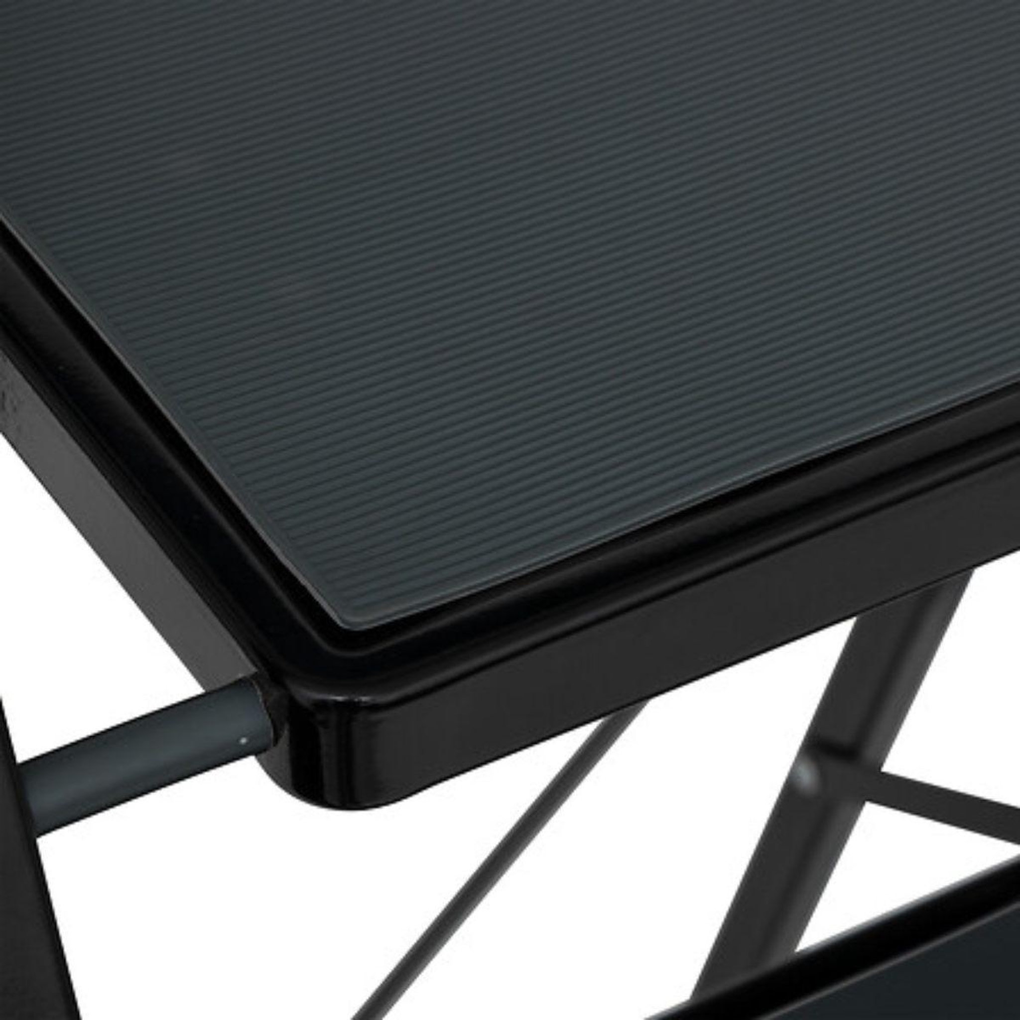 Voir la diapositive 3 : FIVE Escabeau 4 marches  pliant  124cm noir