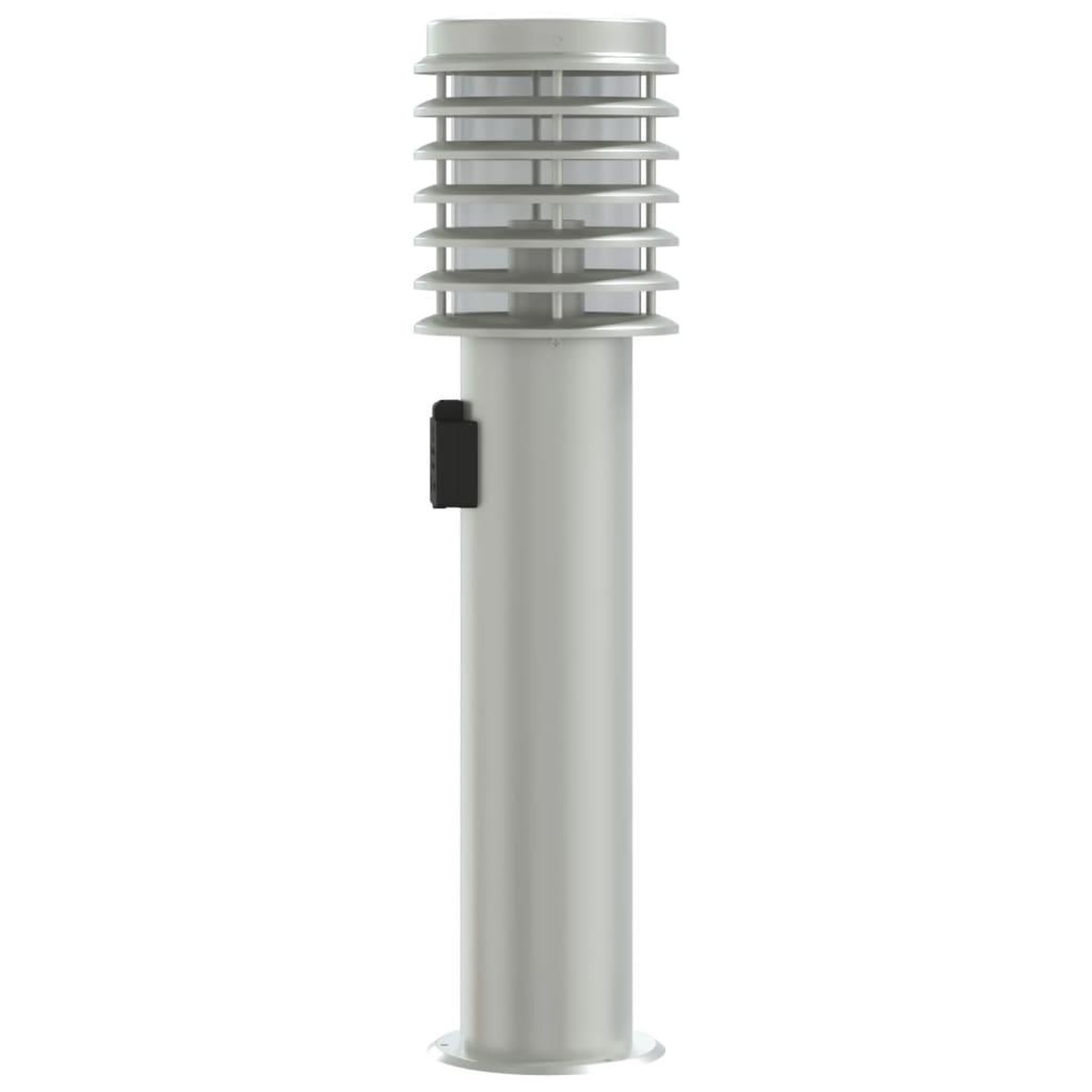Voir la diapositive 5 : VIDAXL Lampadaire d'exterieur et sortie argente 60 cm acier inoxydable
