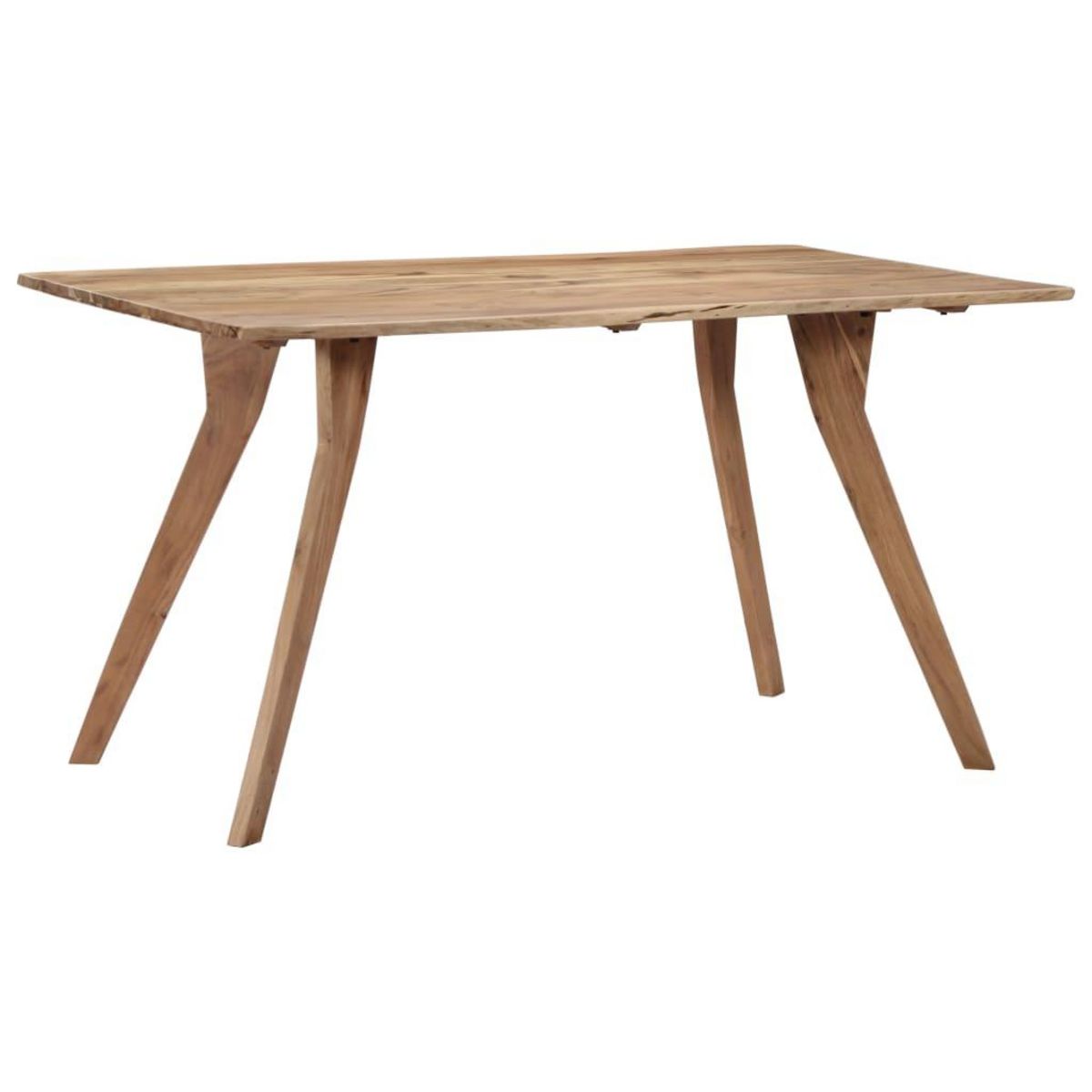 VIDAXL Table de salle a manger 140x80x76 cm Bois d'acacia massif