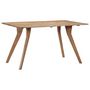 Voir la diapositive 2 : VIDAXL Table de salle a manger 140x80x76 cm Bois d'acacia massif