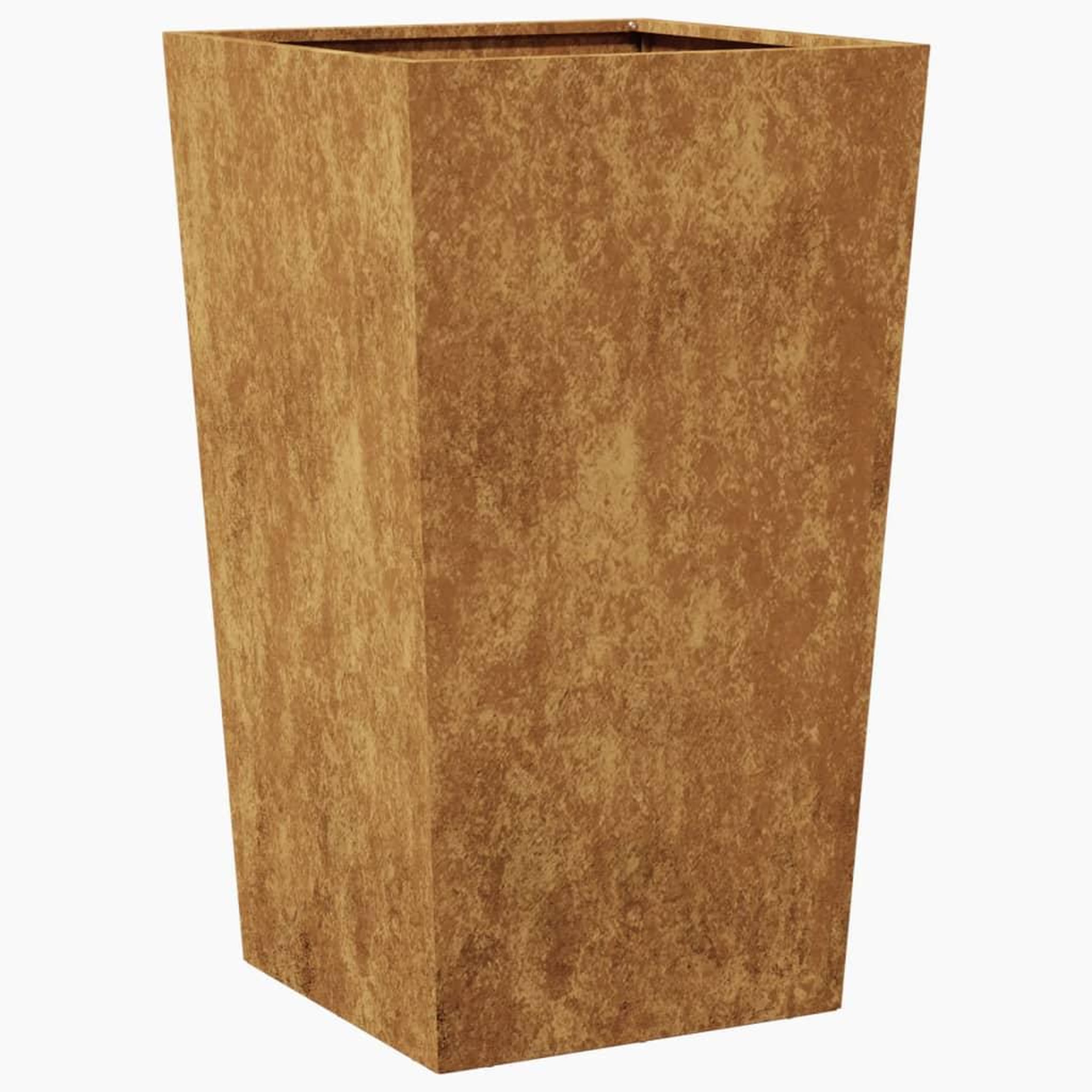 Voir la diapositive 5 : VIDAXL Jardinieres 2 pcs 45x45x75 cm acier resistant aux intemperies