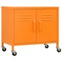 Voir la diapositive 2 : VIDAXL Armoire de rangement Orange 60x35x56 cm Acier