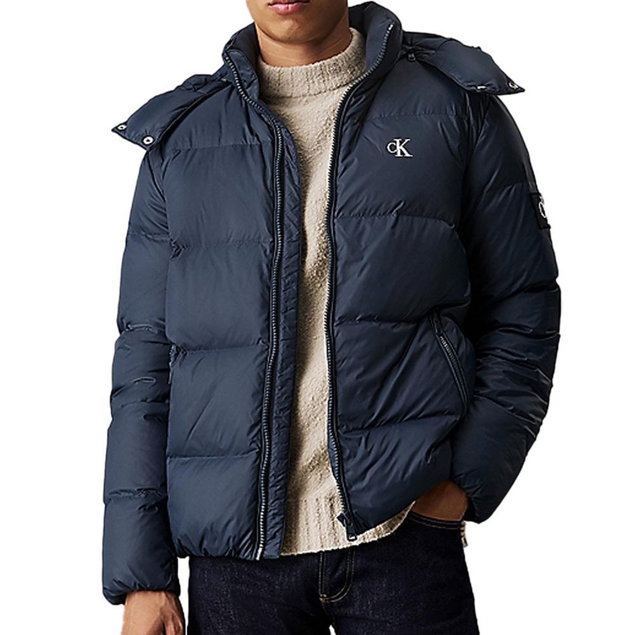 CALVIN KLEIN JEANS Doudoune  Homme Calvin Klein Jeans Essentials Down. Coloris disponibles : Bleu