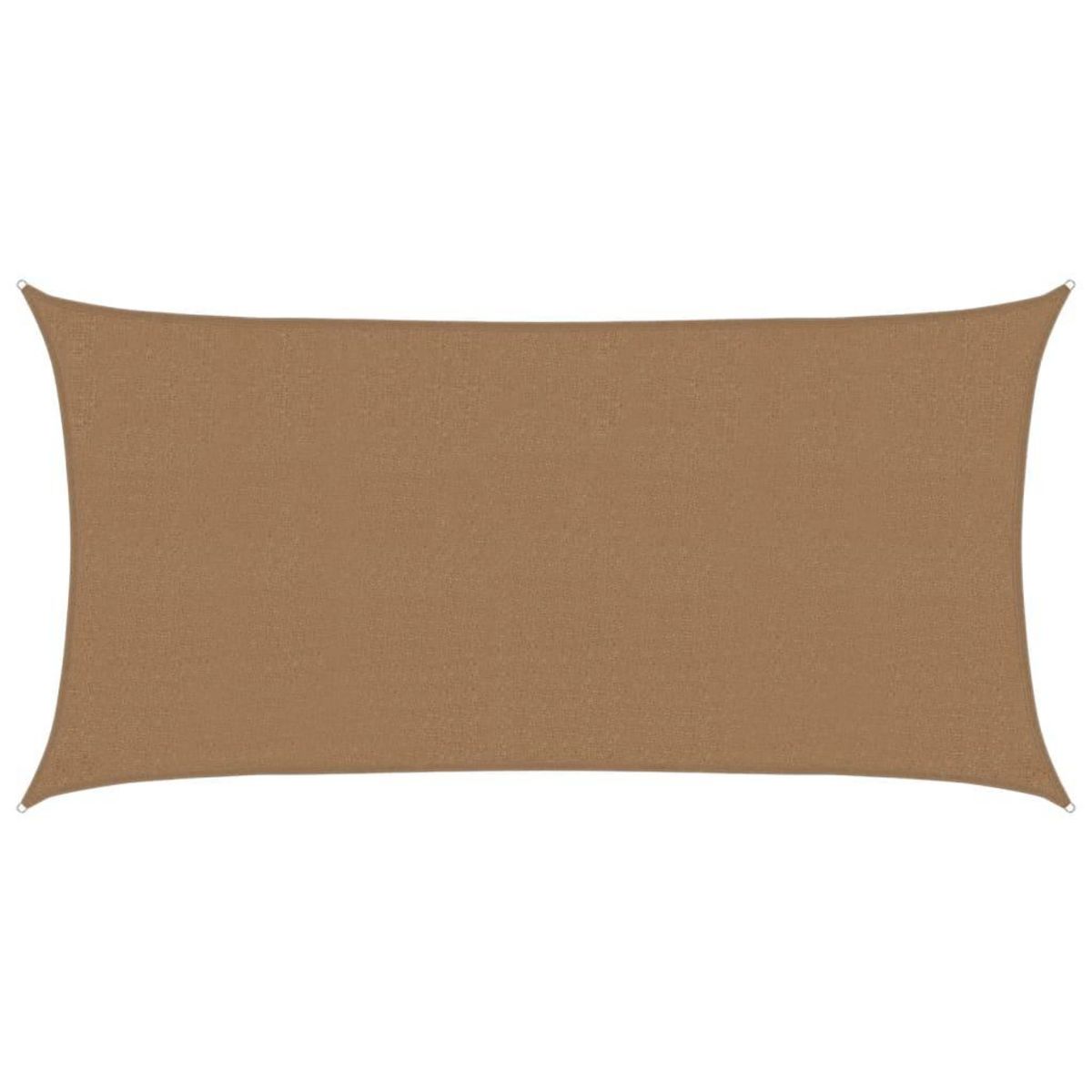 VIDAXL Voile d'ombrage 160 g/m^2 Taupe 2x3,5 m PEHD