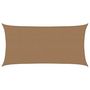 Voir la diapositive 2 : VIDAXL Voile d'ombrage 160 g/m^2 Taupe 2x3,5 m PEHD
