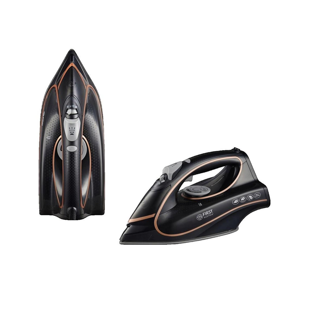 Mooviin First Fer à repasser First 9003898562736 vapeur noir