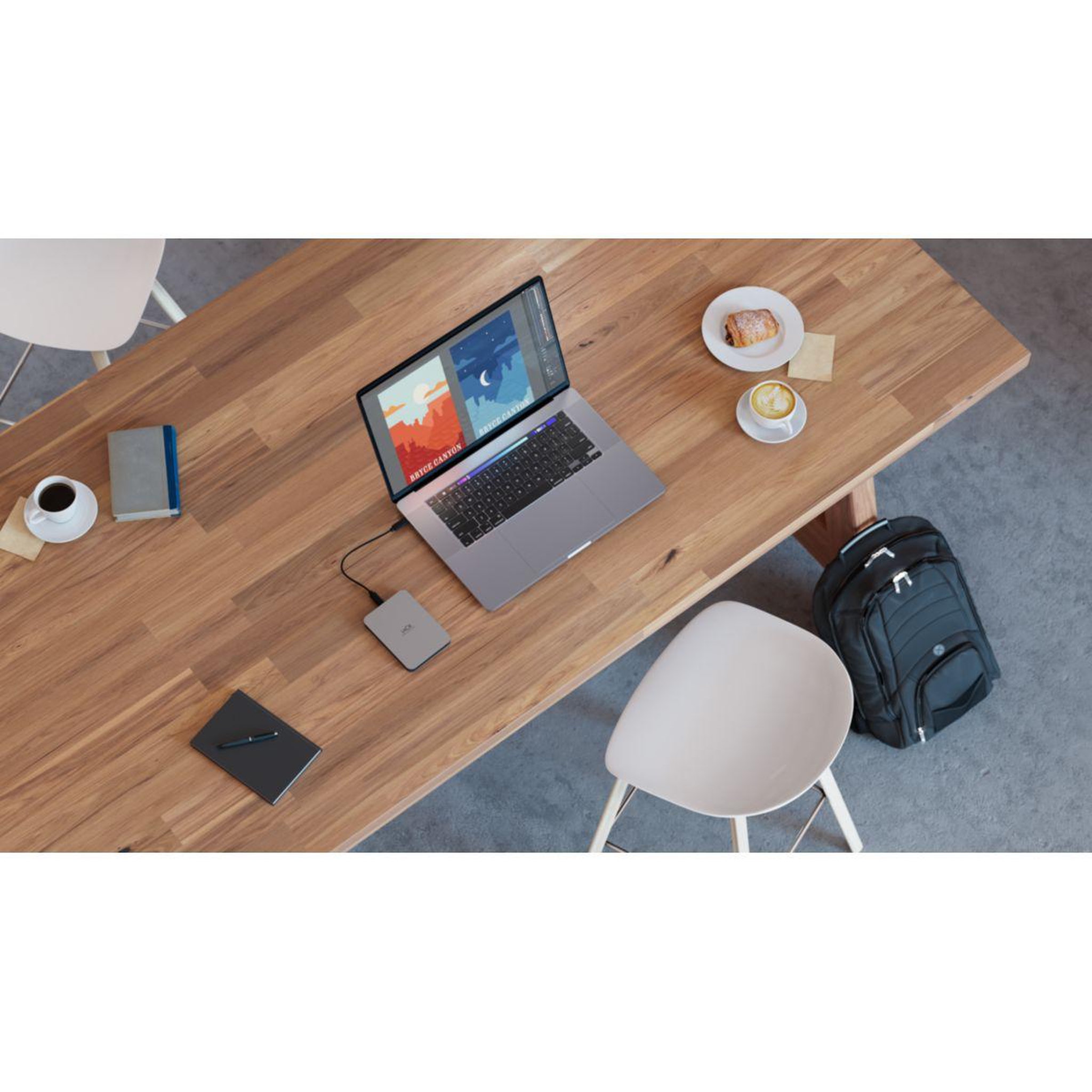 Voir la diapositive 5 : Lacie Disque dur externe 4To Mobile Drive USB3.2 C