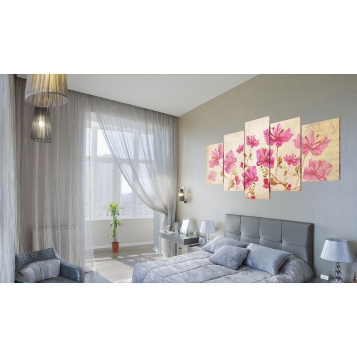 Paris Prix Tableau Imprimé  Flowers in Pink