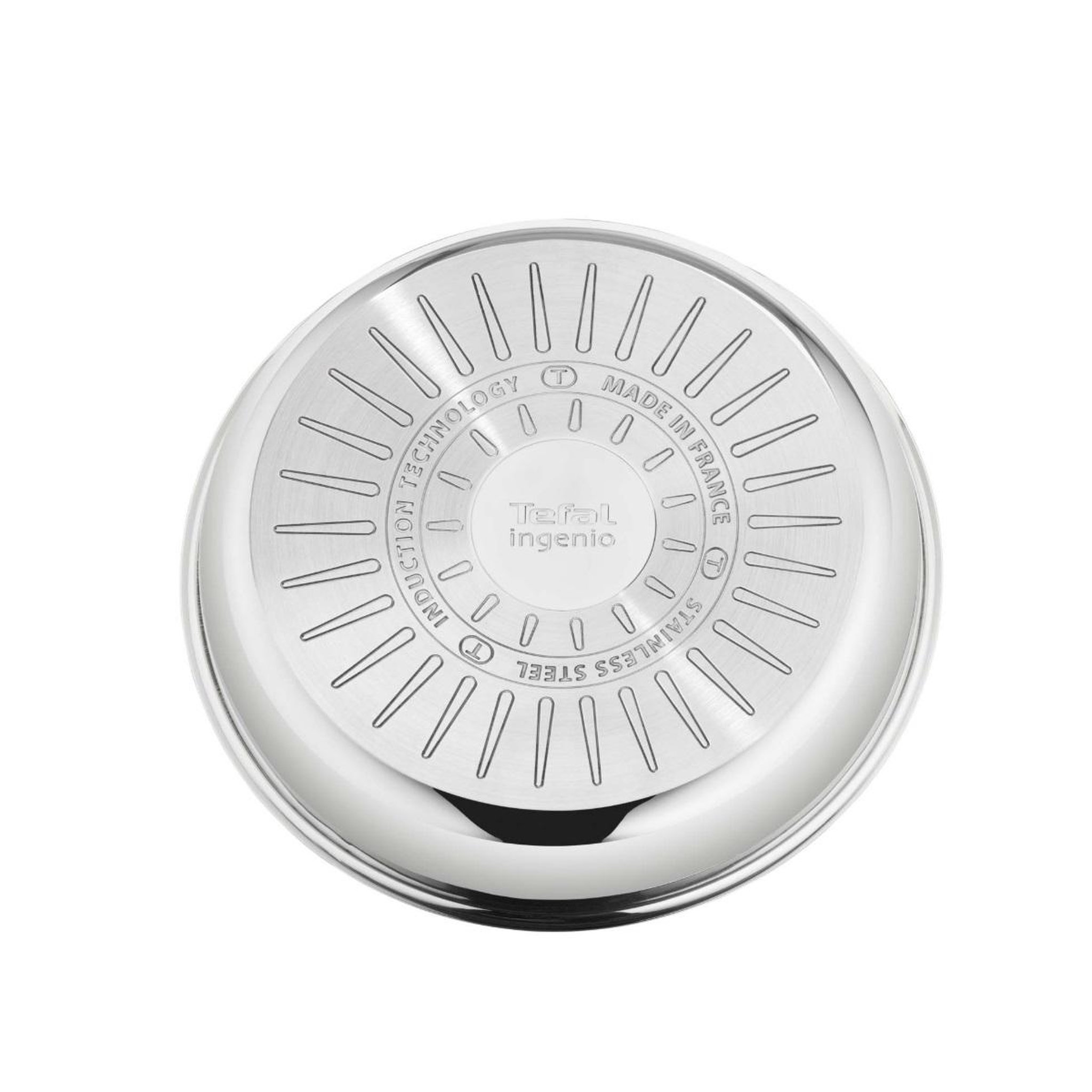 Voir la diapositive 3 : TEFAL Poêle à frire inox 26cm - l9730502