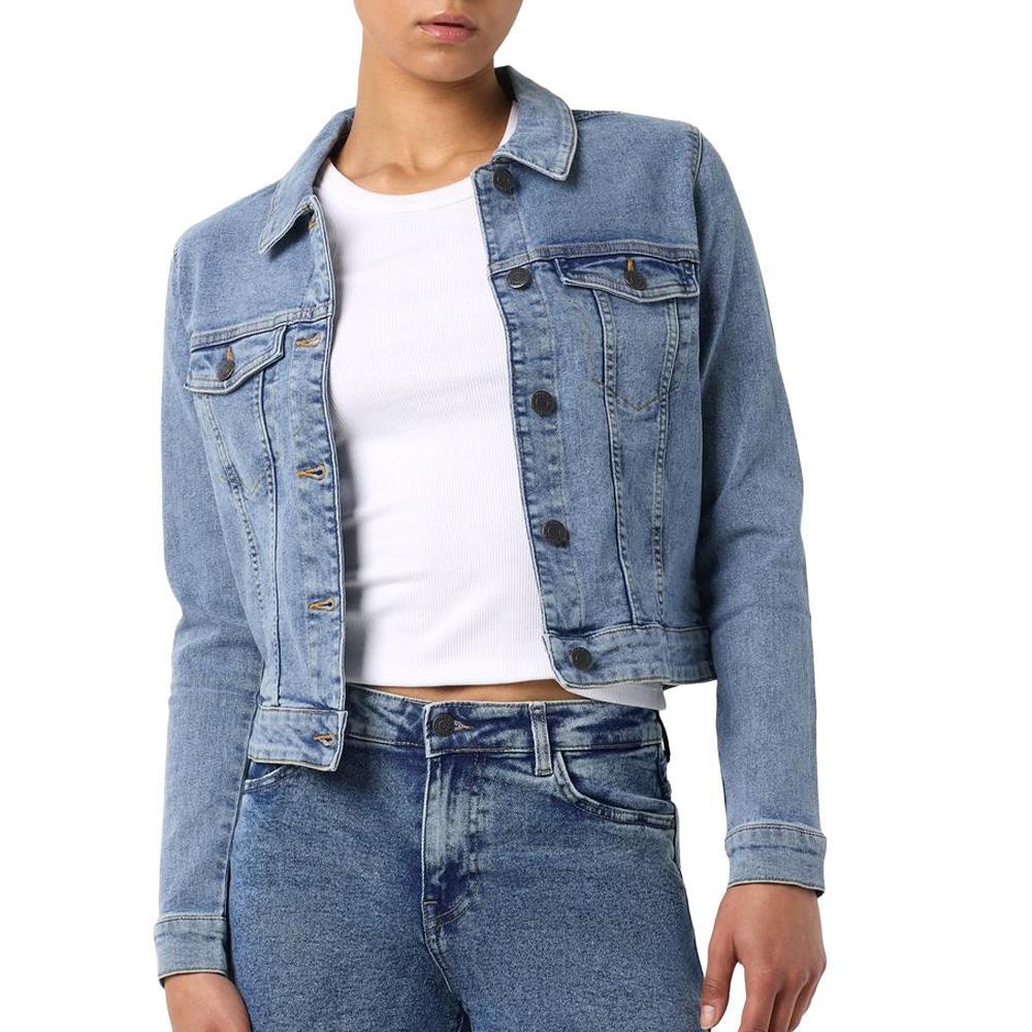 Voir la diapositive 1 : NOISY MAY Veste en jean Bleu Femme Noisy May Debra