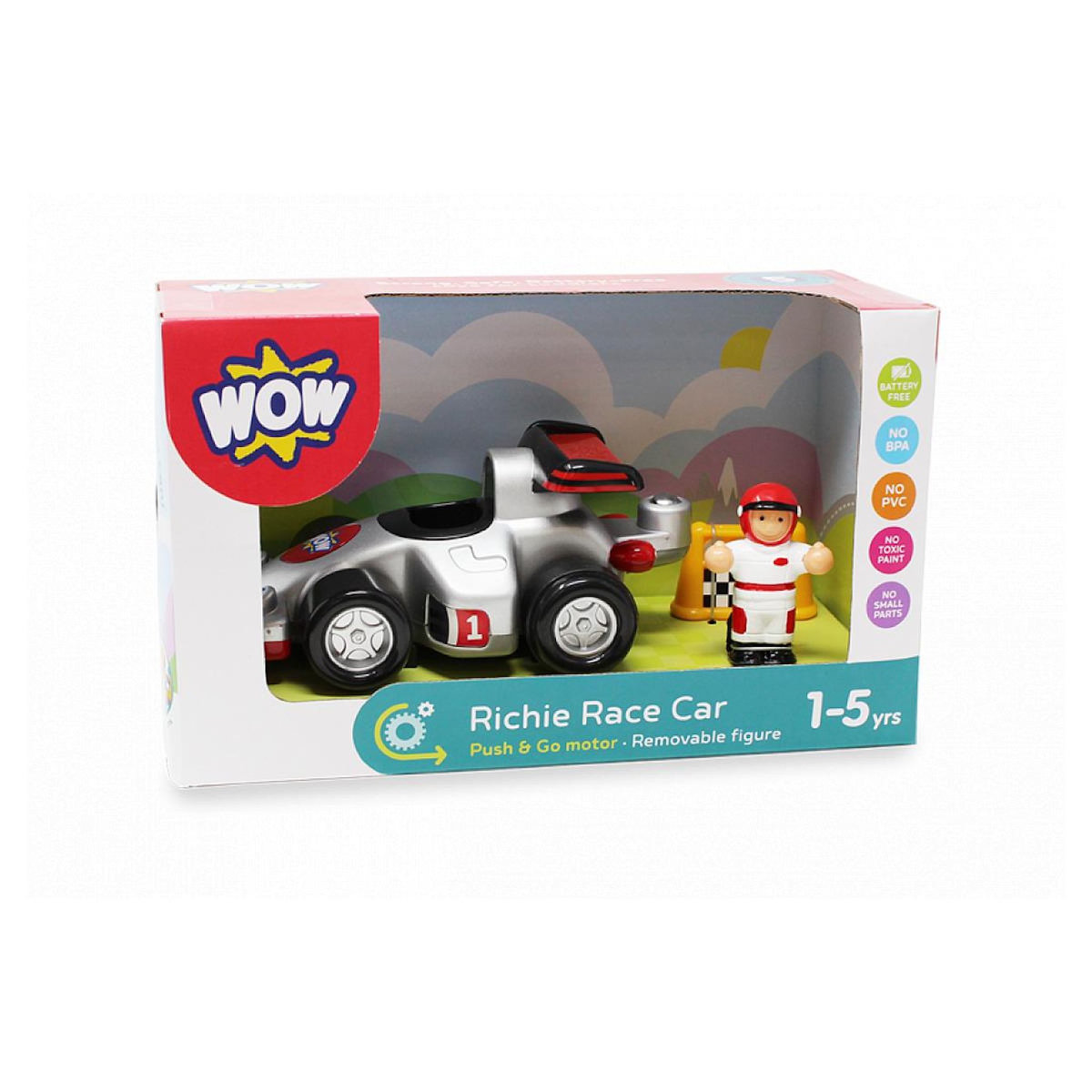 Wow Richie et la voiture de course