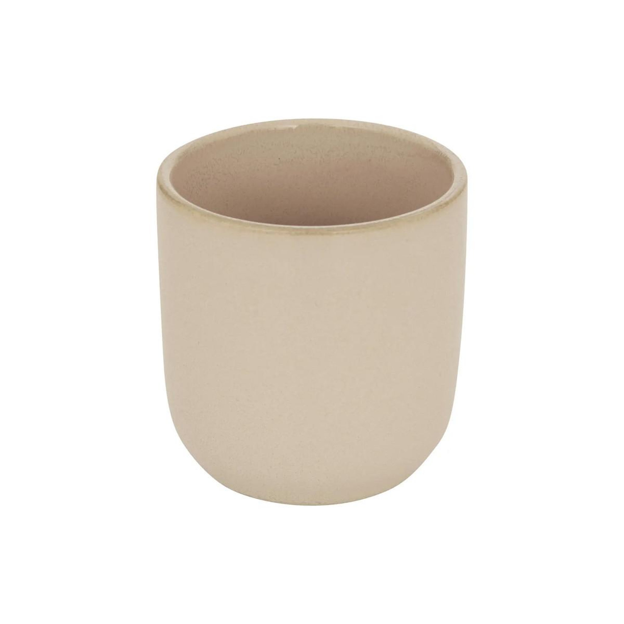 Voir la diapositive 2 : SECRET DE GOURMET Lot de 6 tasses à café  terre inconnue  10cl beige