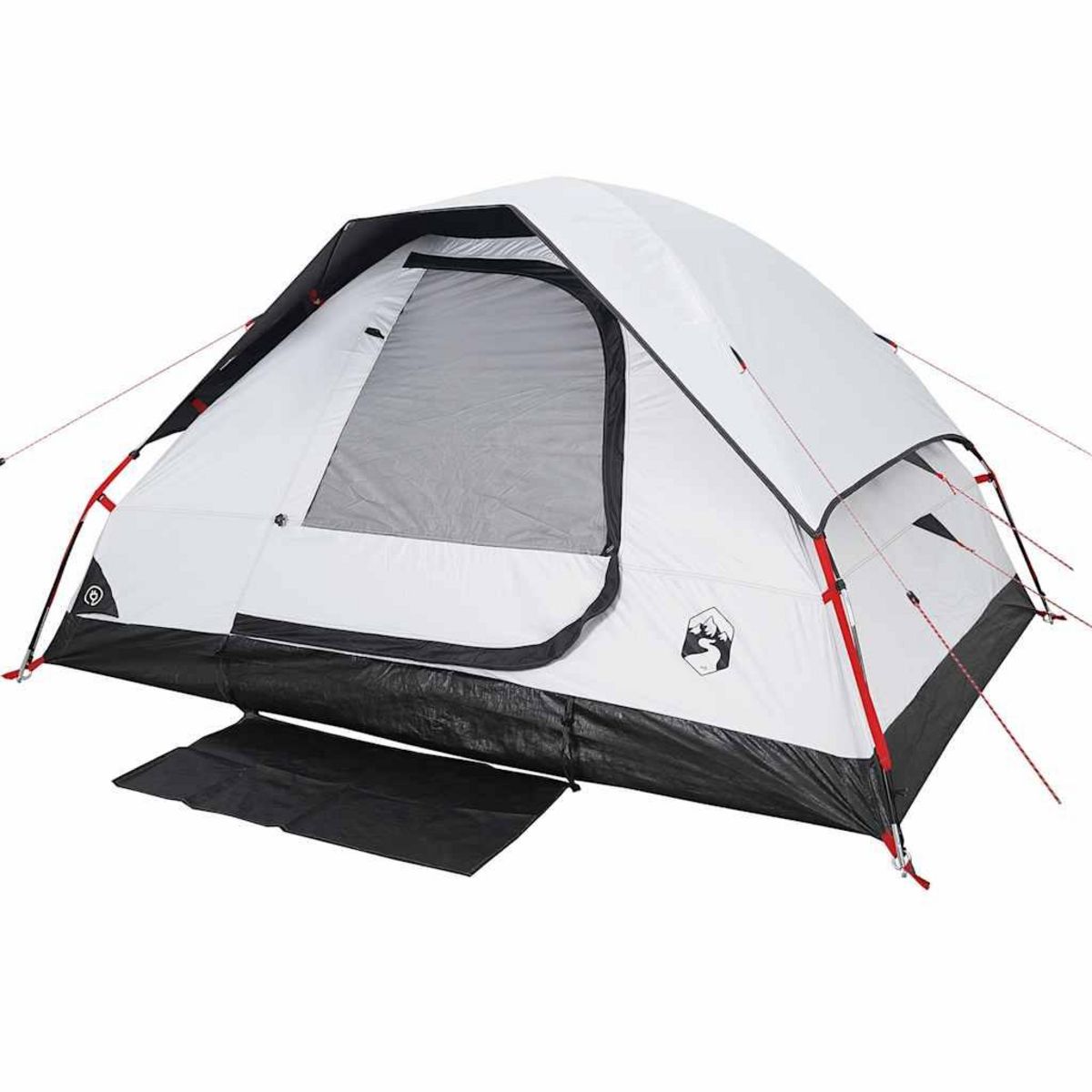 VIDAXL Tente de camping a dome 4 personnes tissu occultant impermeable