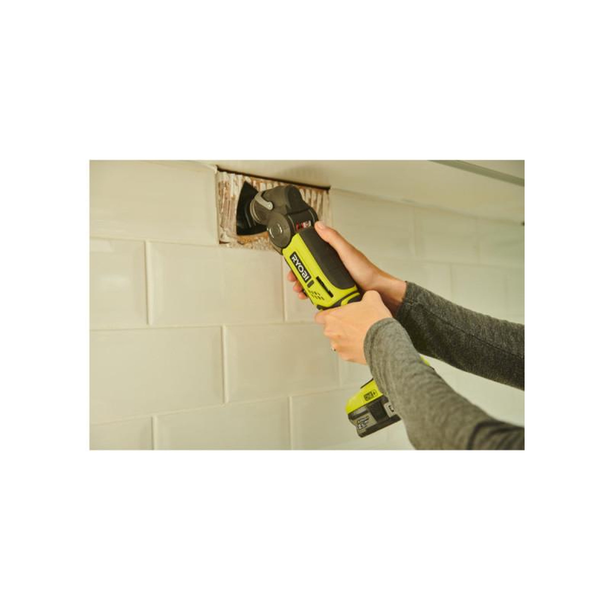 Voir la diapositive 2 : Ryobi Pack RYOBI Multitool 18V One+ R18MT-0 - 1 Batterie 2.5Ah - 1 Chargeur rapide RC18120-125