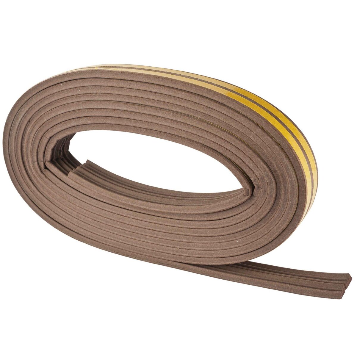 Geko Joint adhésif caoutchouc marron profil 'E' 6M