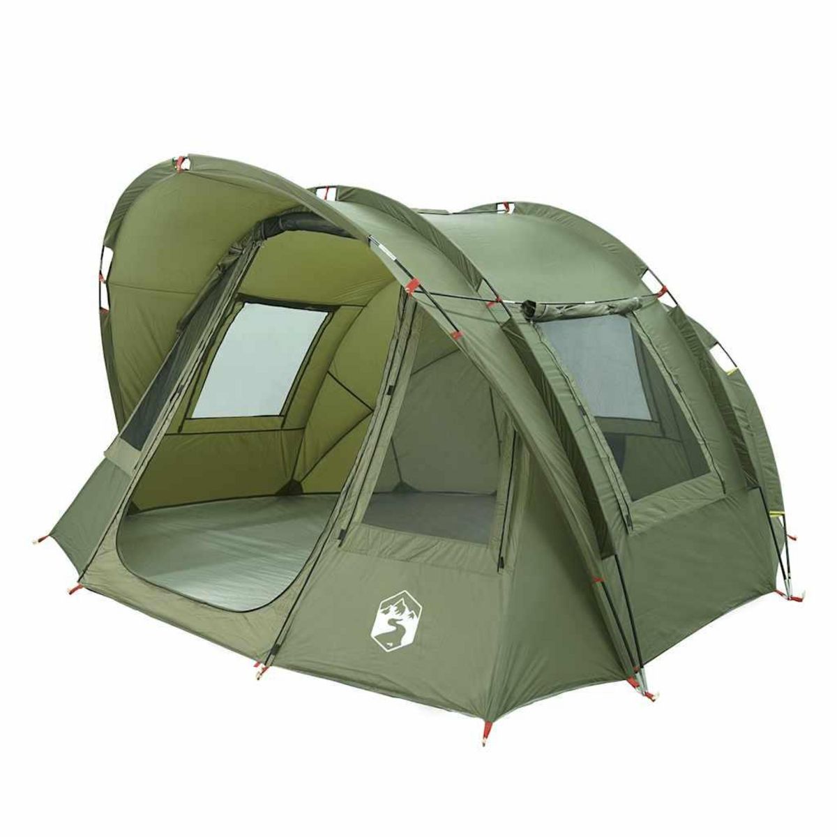 VIDAXL Tente de peche 2 personnes vert olive impermeable