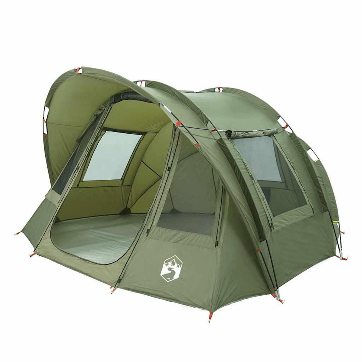 VIDAXL Tente de peche 2 personnes vert olive impermeable