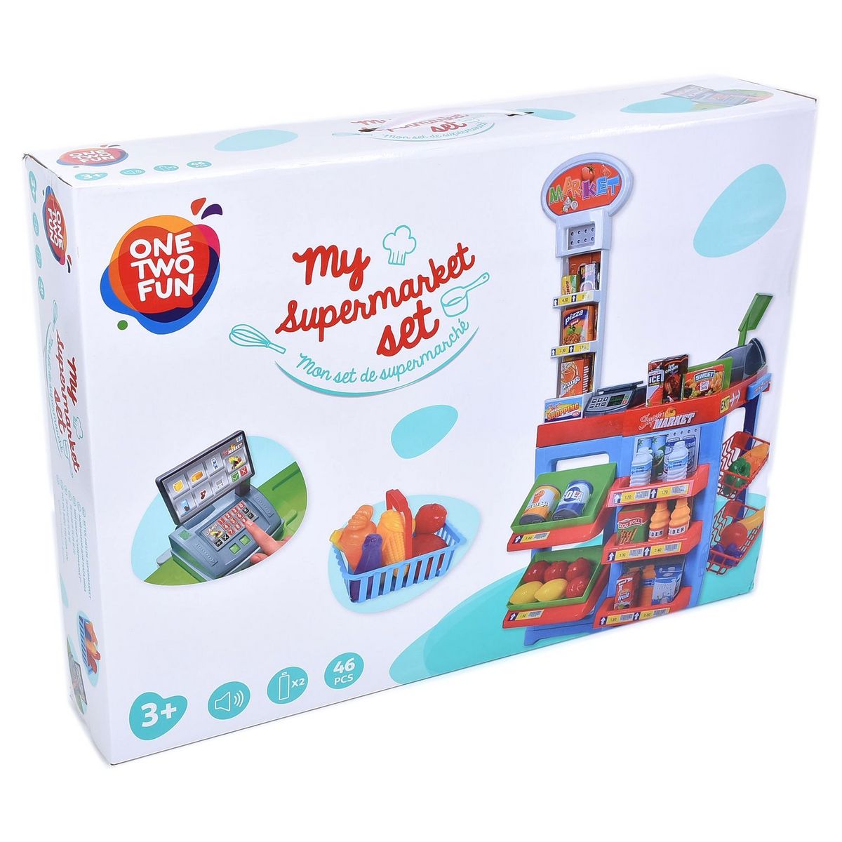 One Two Fun Mon set de supermarché