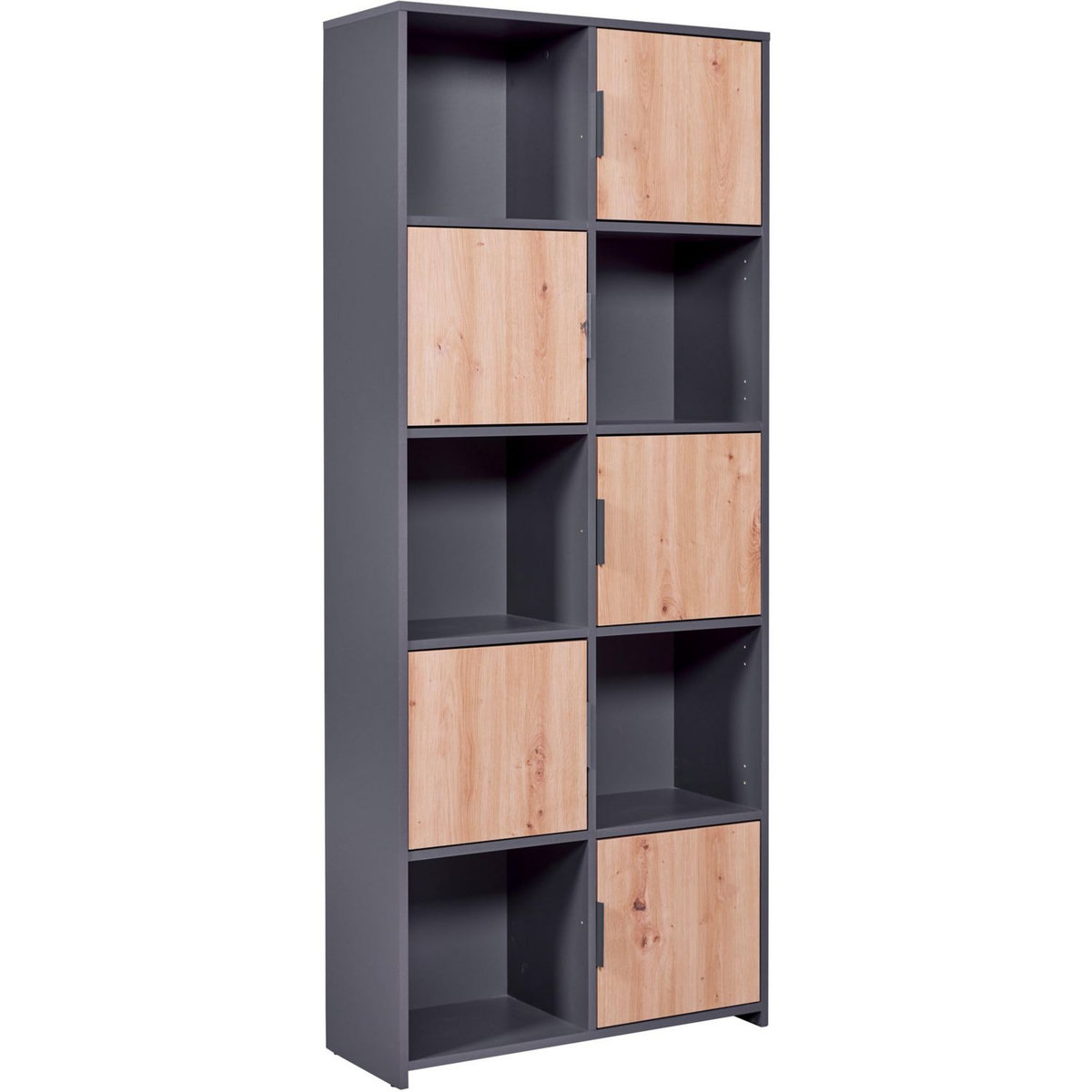 Etagere de rangement 5 portes 5 niches TEO 