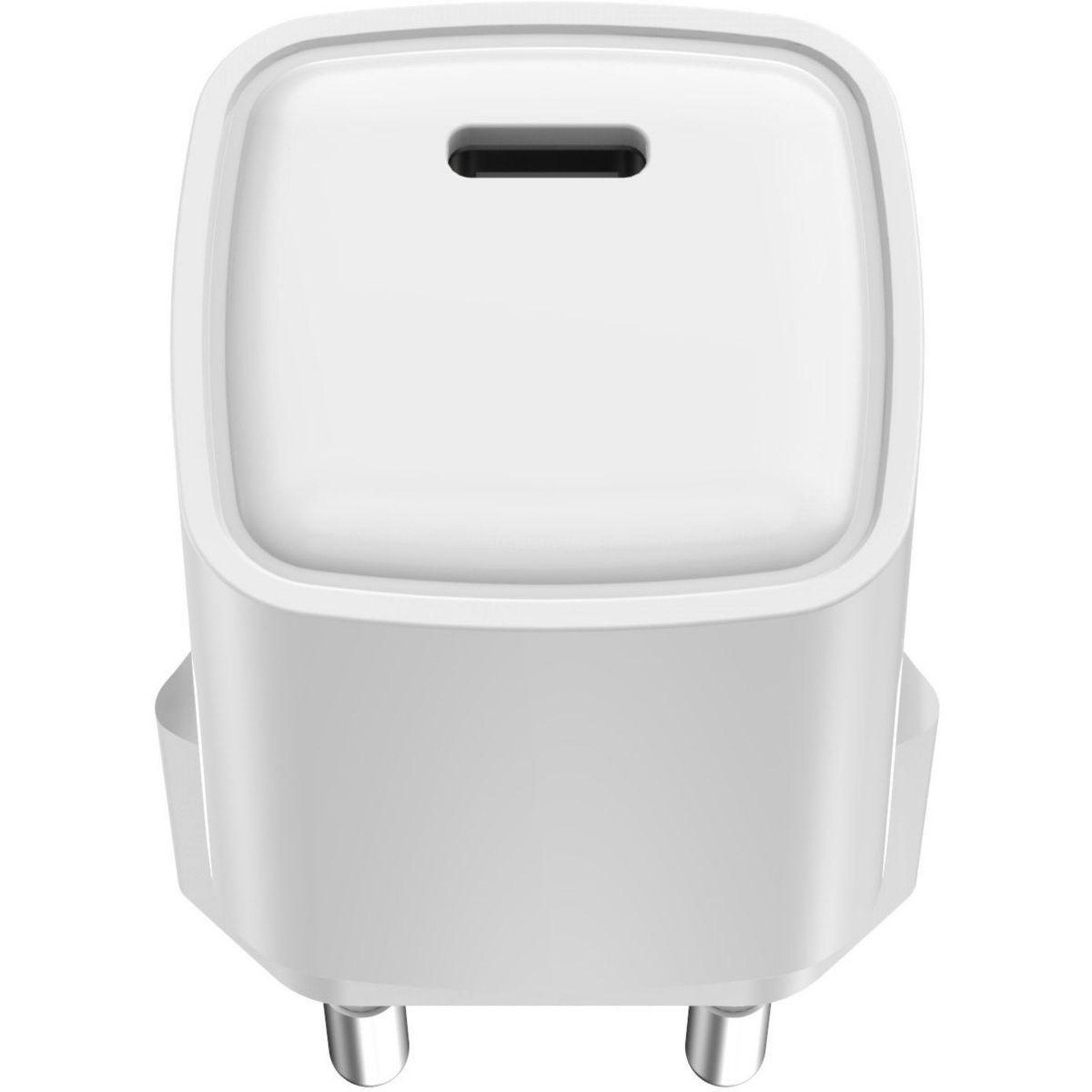 Voir la diapositive 4 : ESSENTIEL B Chargeur 30w charge rapide + gan usb-c blanc