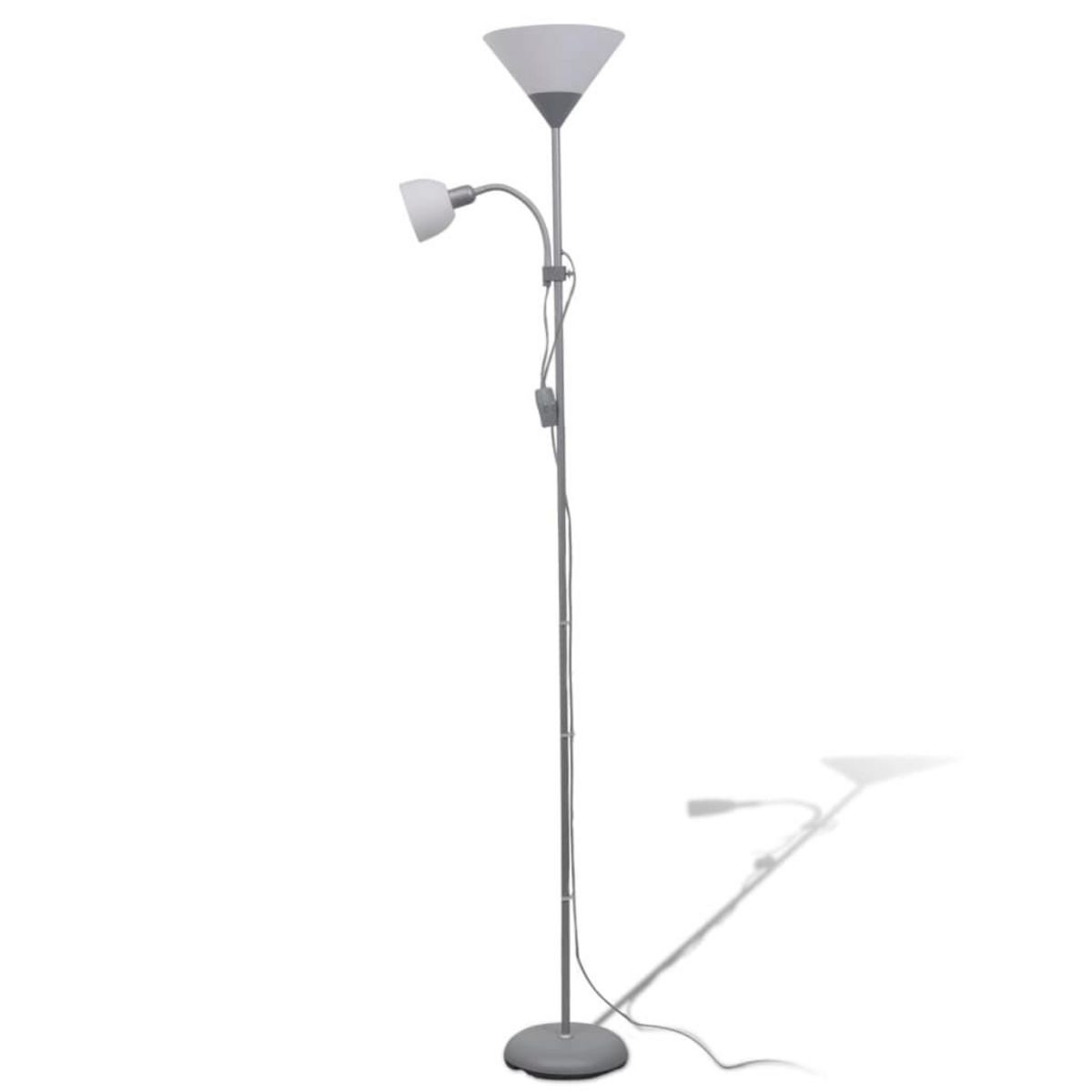 VIDAXL Lampadaire Gris