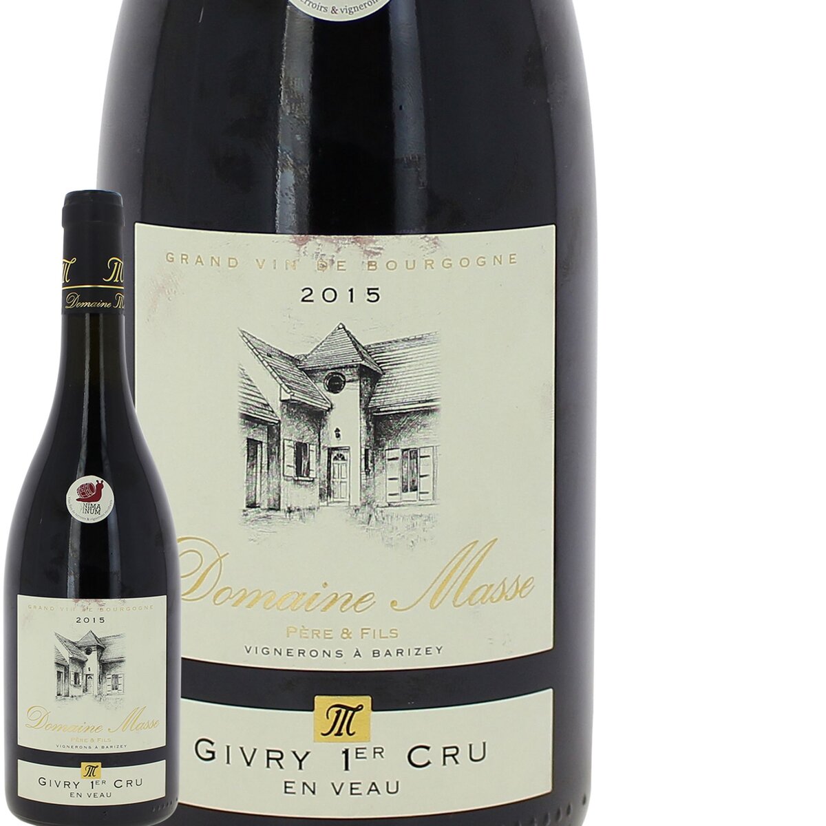 Domaine Masse et Fils Givry 1er Cru En Veau Vieilles Vignes Rouge 2015