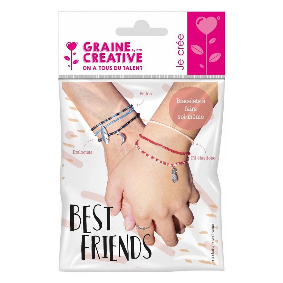 Graine créative Kit bracelets rocaille Best friends