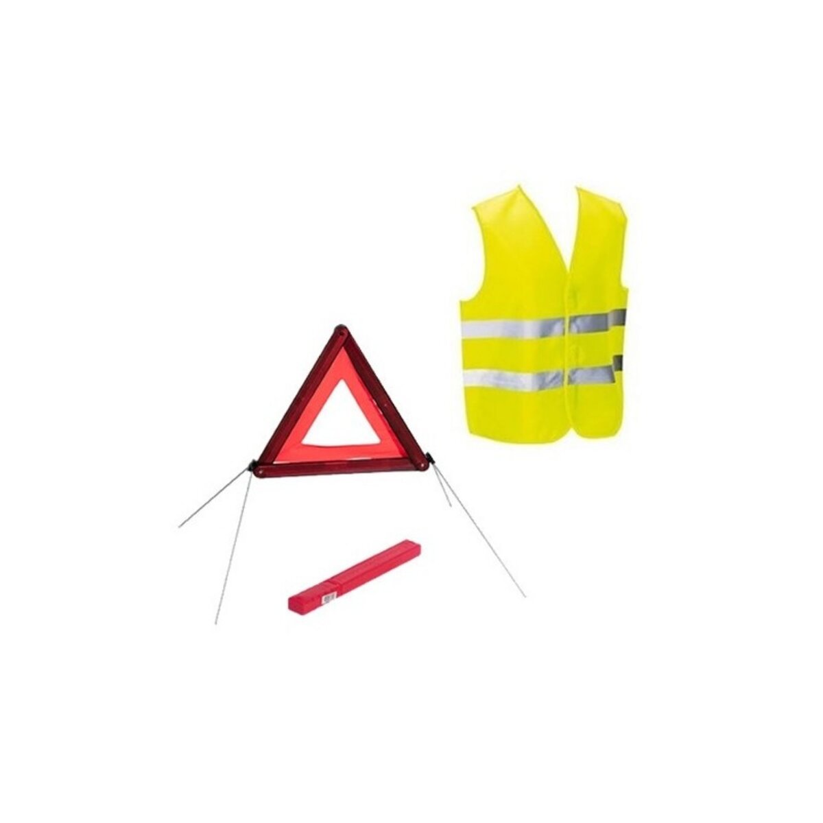 LIFEBOX Kit sécurité voiture homologué gilet et triangle de signalisation  pas cher 