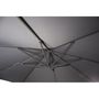 Voir la diapositive 5 : Paris Prix Parasol Design  Leeds  293cm Gris Foncé