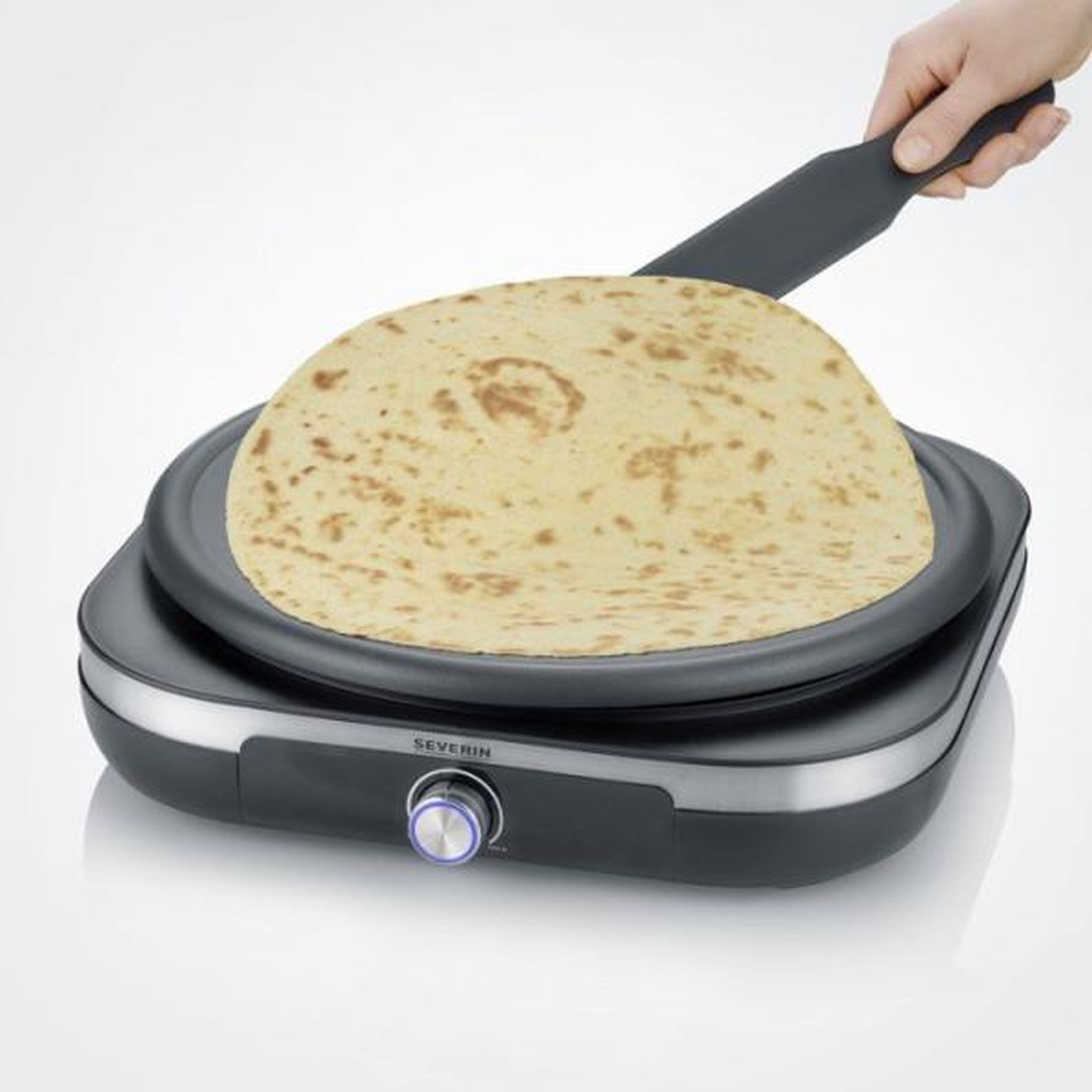 Voir la diapositive 3 : SEVERIN Crêpière 1500w noir 38cm - CM2199