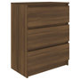 Voir la diapositive 2 : VIDAXL Buffet Chene marron 60x35x76 cm Bois d'ingenierie