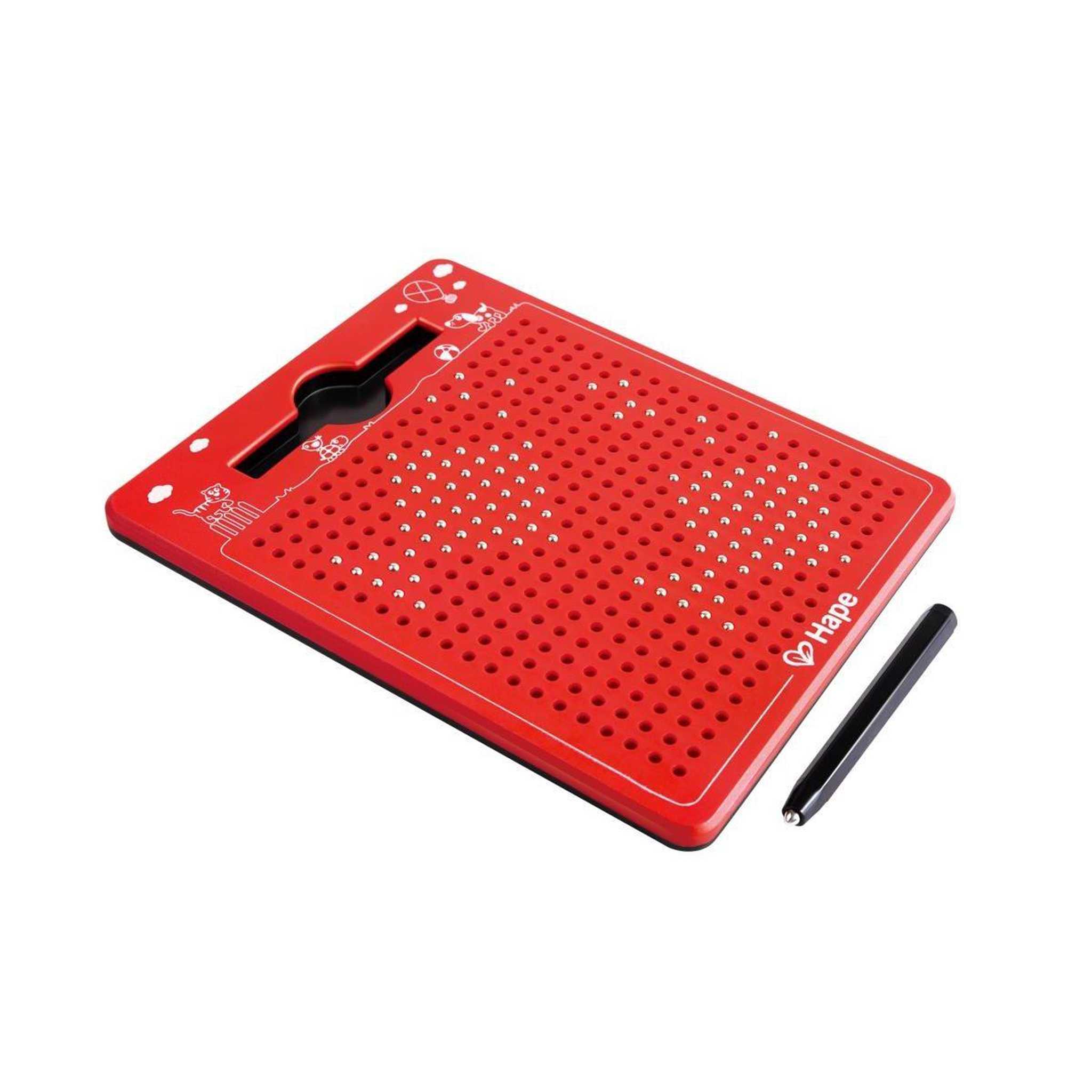Hape Ardoise a dessin magnetique rouge