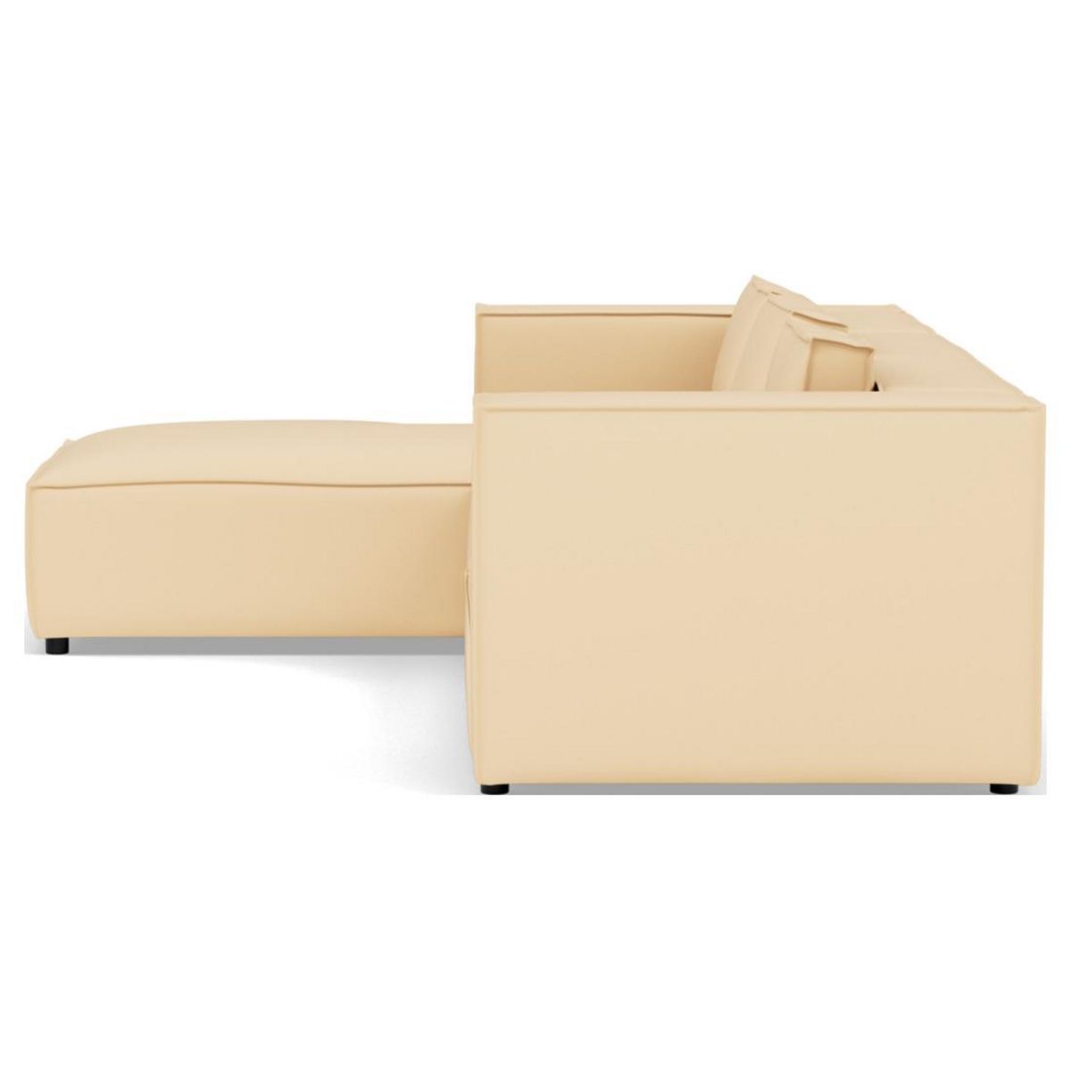 LISA DESIGN Stella - canapé d'angle gauche 4 places en simili