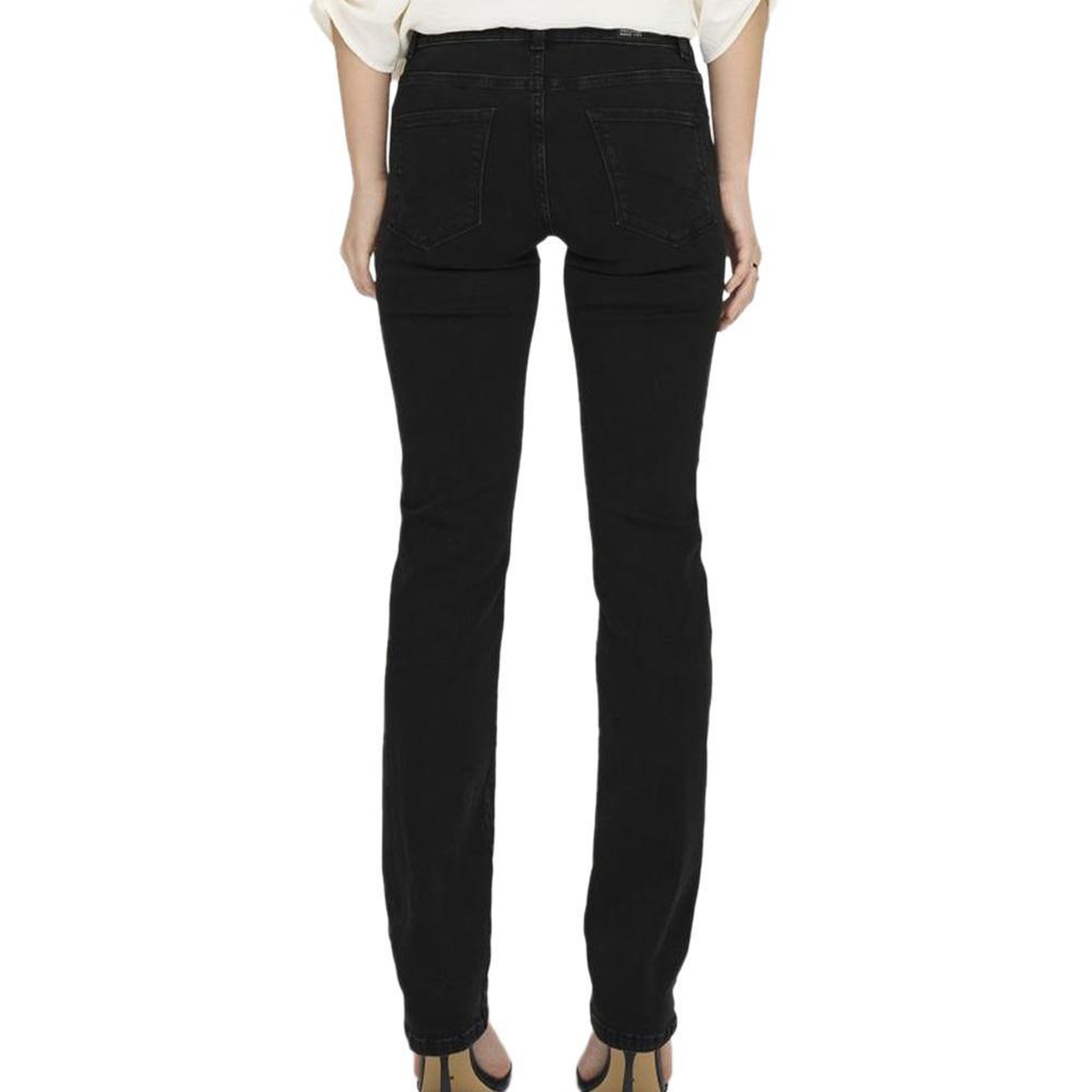 Voir la diapositive 2 : Only Jean Slim Noir Femme Only Alicia