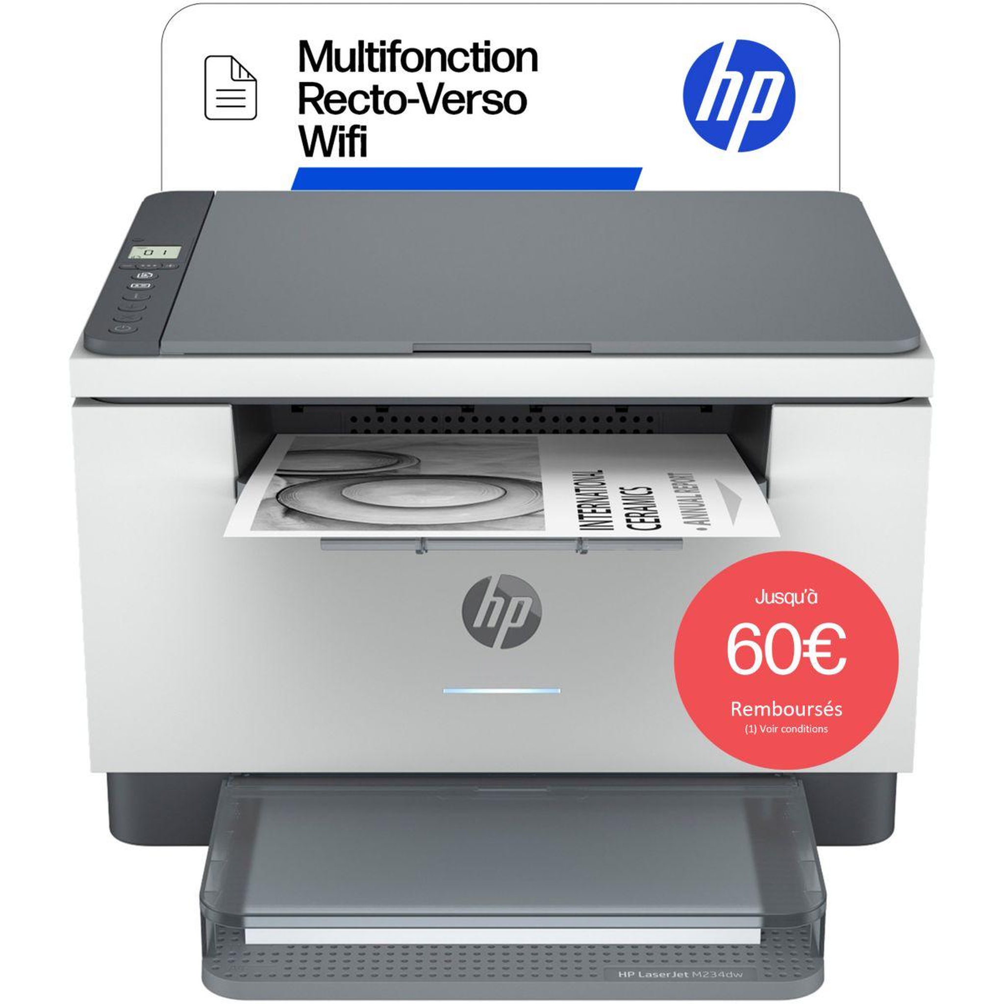 HP Imprimante multifonction laserjet mfp m234dw trad