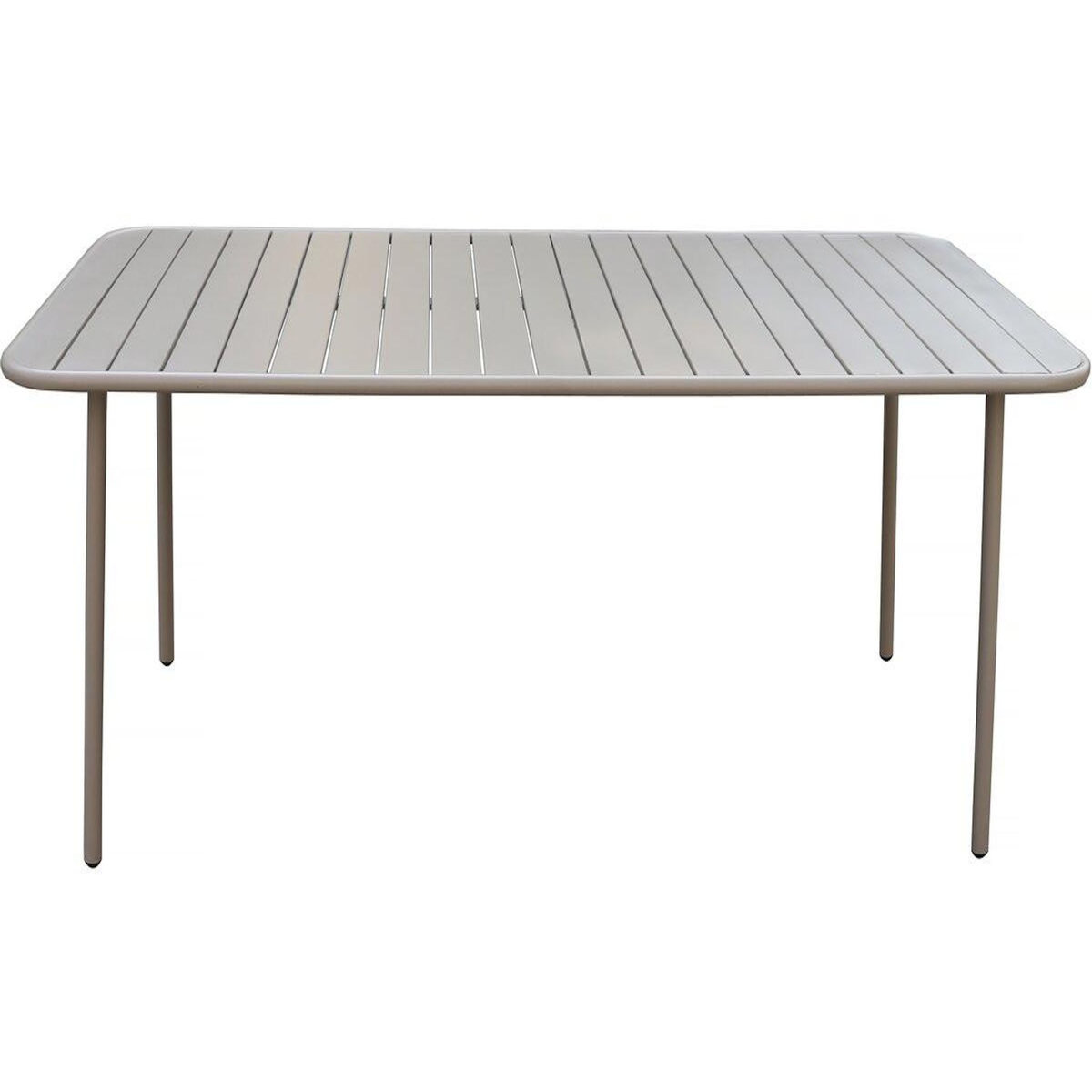 Habitat et Jardin Table jardin en métal  Bilbao  - 180 x 90 x 71 cm - Taupe