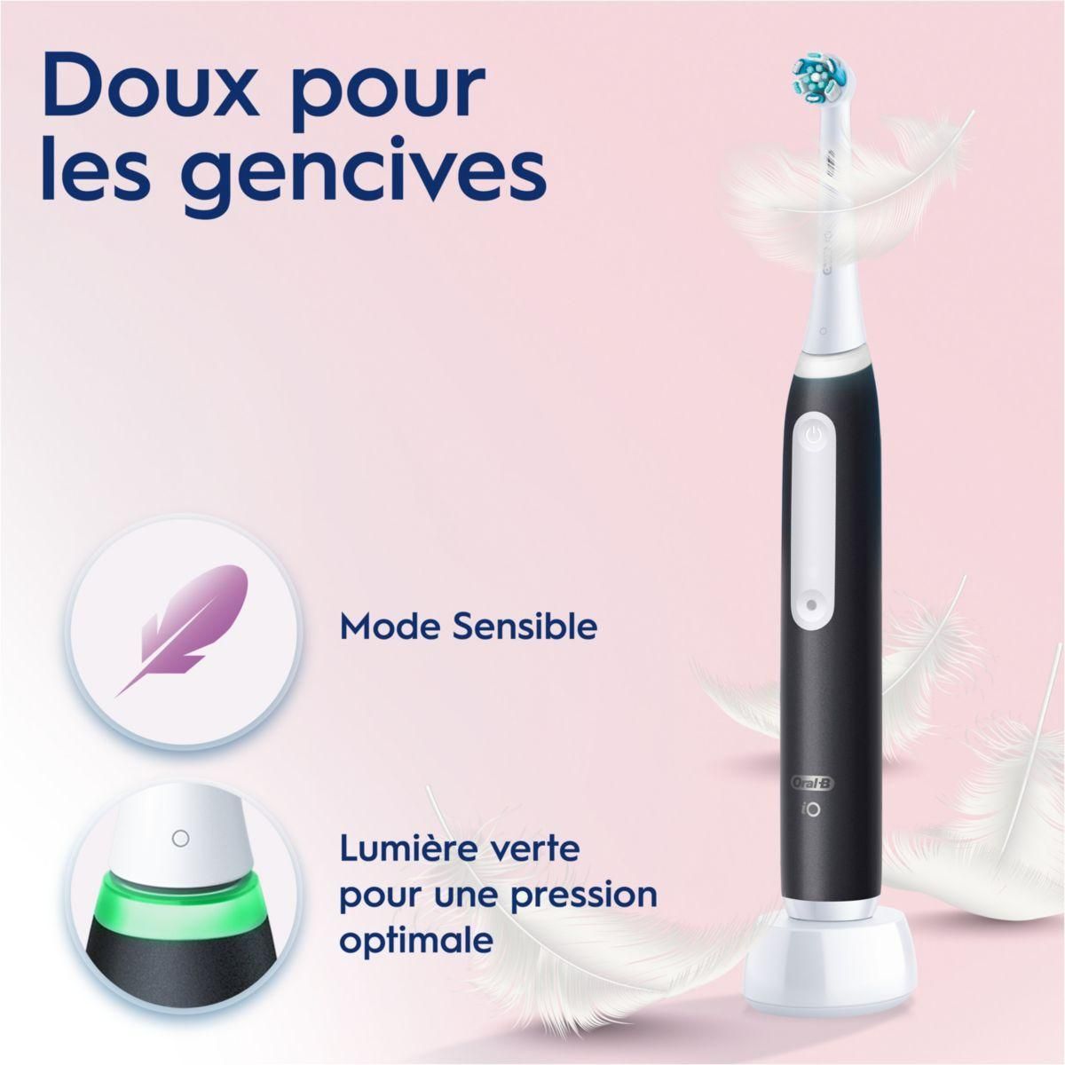 ORAL B Brosse à dents électrique iO5 Duo Matt Black/Quite White