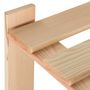 Voir la diapositive 5 : VIDAXL Etagere de stockage 3 niveaux 80x28,5x90 cm Bois de pin massif