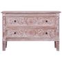Voir la diapositive 3 : VIDAXL Buffet avec 2 tiroirs 90x30x60 cm Bois d'acajou massif