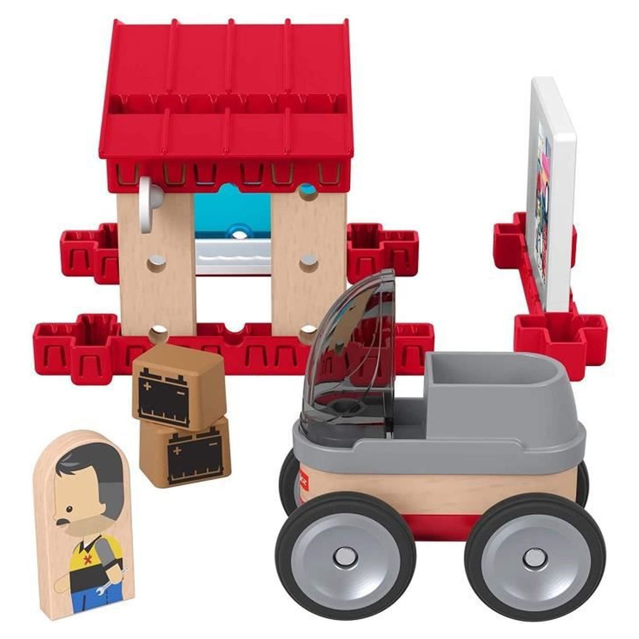 Voir la diapositive 1 : Fisher price Fisher-Price Wonder Makers coffret de construction le Garage