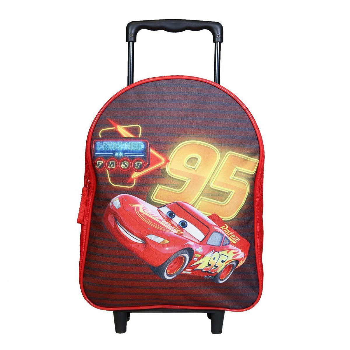 Bagtrotter BAGTROTTER Sac à dos à roulettes 31 cm Disney Cars Rouge