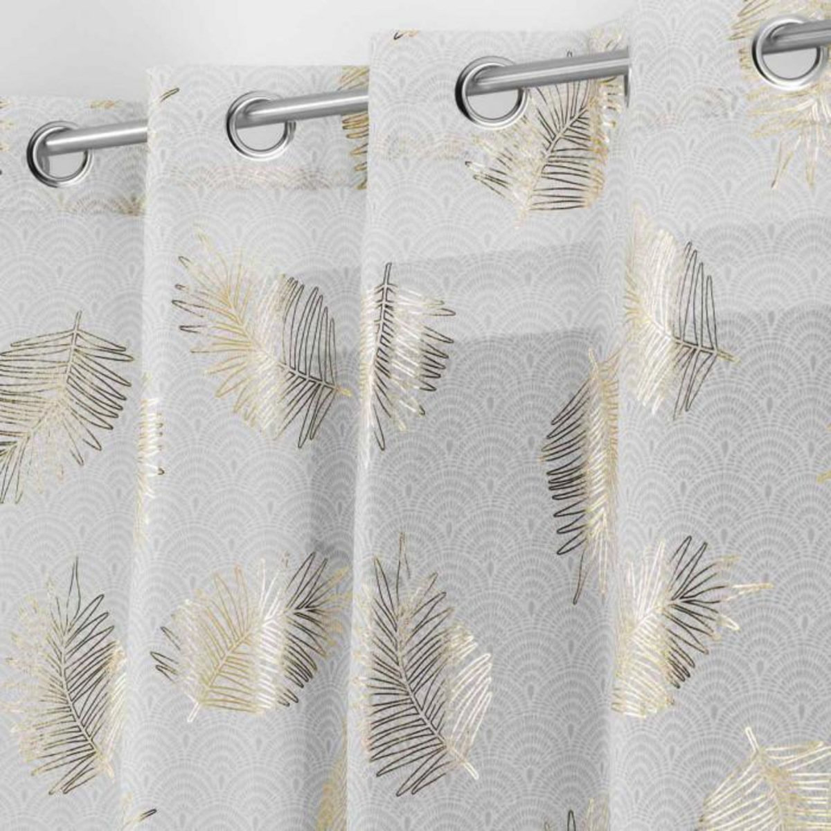 Paris Prix Rideau Voilage  Sunny Gold  140x240cm Or