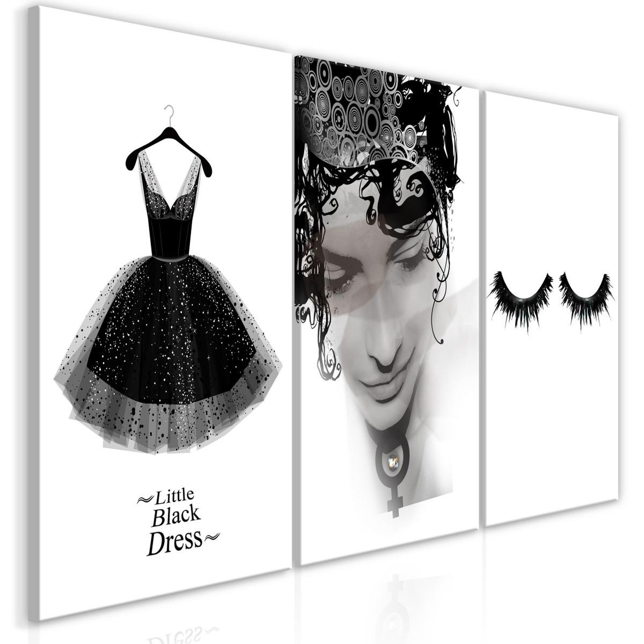 Paris Prix Tableau imprimé  carnival mood 3 panneaux  60x120cm