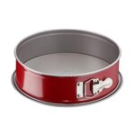 TEFAL TEFAL Moule a charniere Delibake en acier - O 25 cm - Rouge et gris
