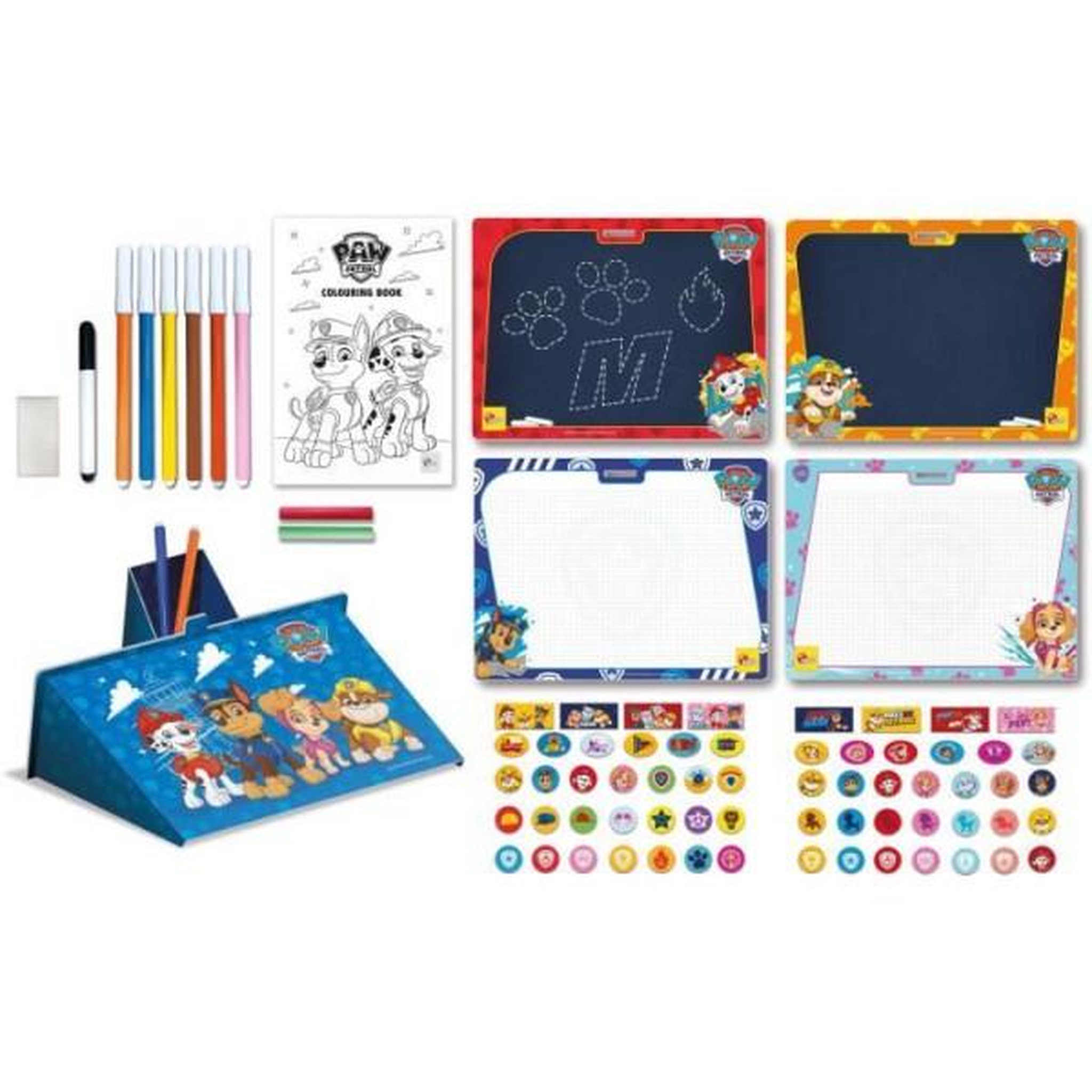 Voir la diapositive 3 : LISCIANI GIOCHI Sac a dos école de dessin et coloriage - paw patrol - lisciani