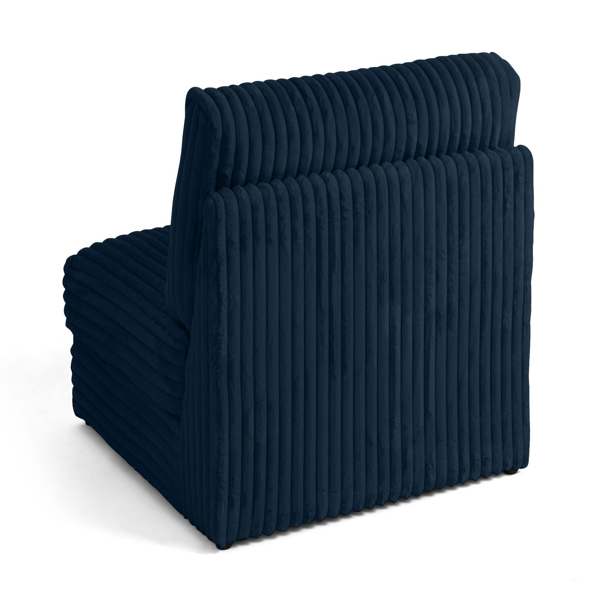 Voir la diapositive 4 : LISA DESIGN Jasper - module d'assise - en fausse fourrure côtelée