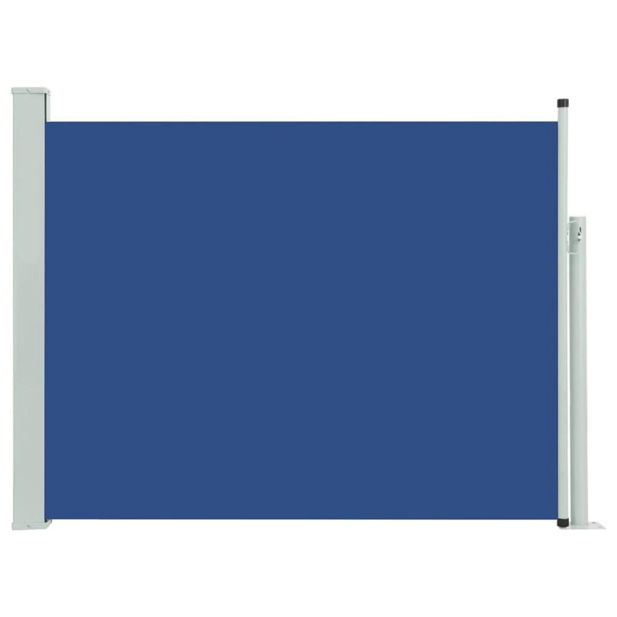 VIDAXL Auvent lateral retractable de patio 140x500 cm Bleu