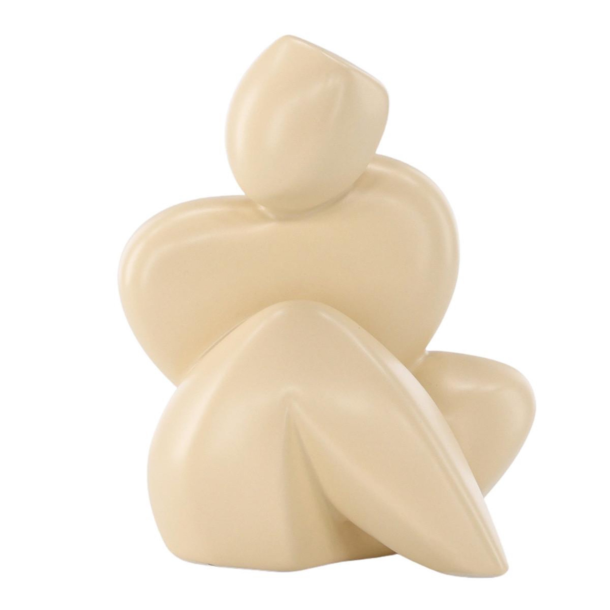 Paris Prix Statuette Sculpture en Céramique  Floda  14cm Jaune